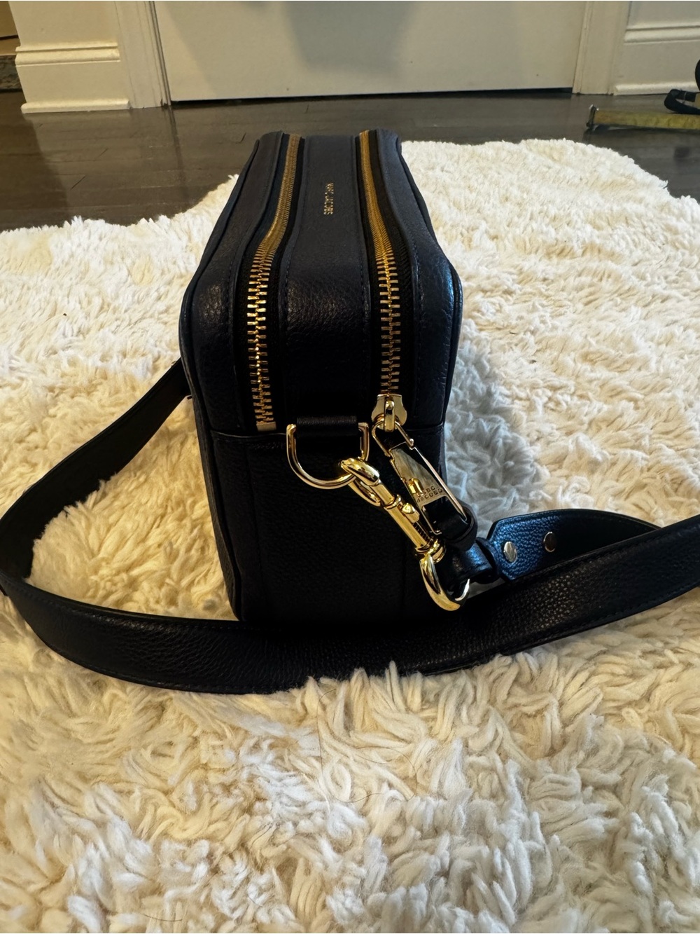MARC JACOBS The Softshot M0014591 Navy Leather Women's Shoulder Bag - Picture 9 of 12